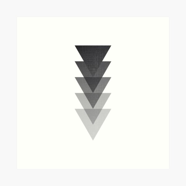 Scandinavian Geometric Shapes Print Creative Modern Design Minimalist With Black Details Abstract Gold and Marble Triangle with Blue