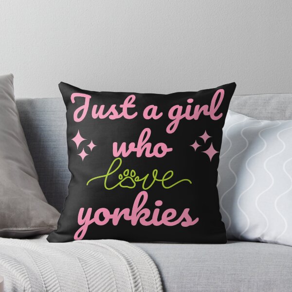 Item preview, Just a girl who loves yorkies designed and sold by Arlooz Tees.
