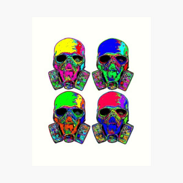 Aperçu de l'œuvre Toxic skull(multi) créée et vendue par Bantamflex.