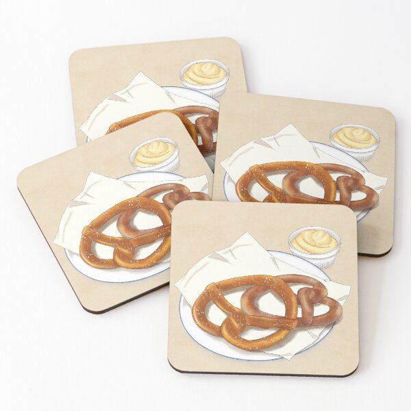 Item preview, Pretzels and garlic sauce designed and sold by s1ngs0ng.