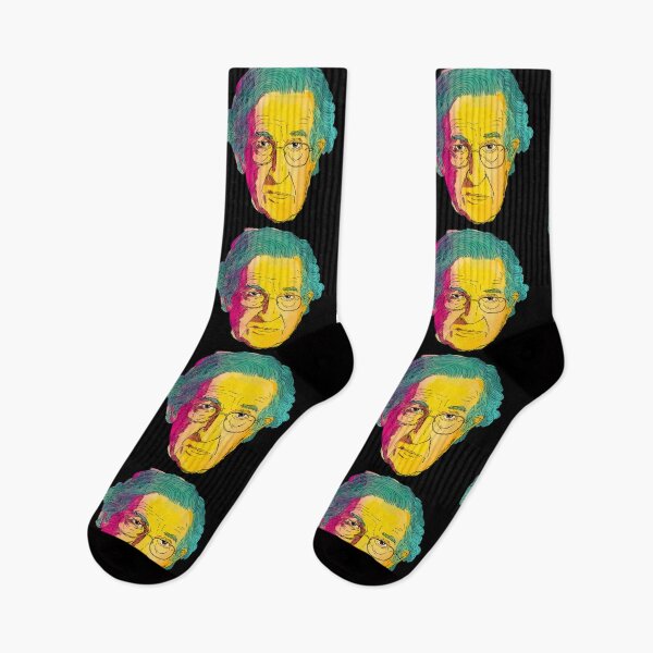 Item preview, Noam Chomsky colorful illustration designed and sold by KennyLucky.
