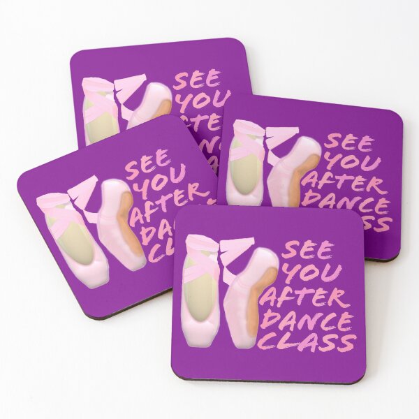 Item preview, Ballerina Pointe Shoes - See You After Dance Class (Royal Purple Background) designed and sold by ArtByLM.