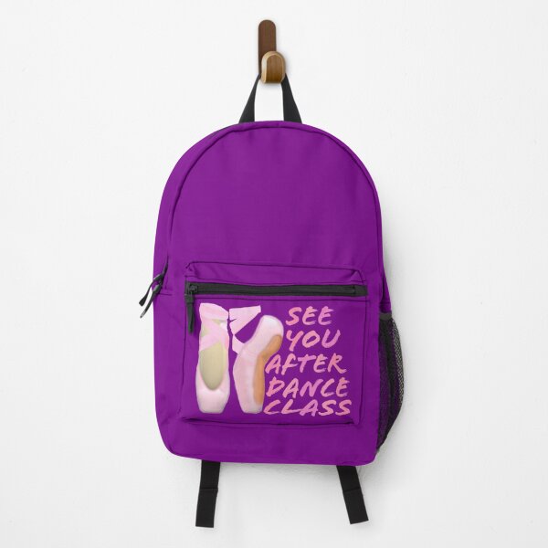 Item preview, Ballerina Pointe Shoes - See You After Dance Class (Royal Purple Background) designed and sold by ArtByLM.