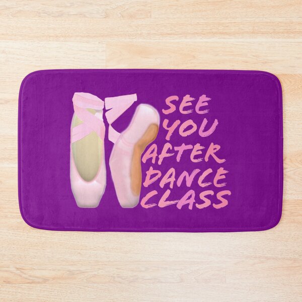 Item preview, Ballerina Pointe Shoes - See You After Dance Class (Royal Purple Background) designed and sold by ArtByLM.