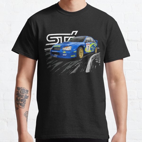 petter solberg sti world rally blue Classic T-Shirt