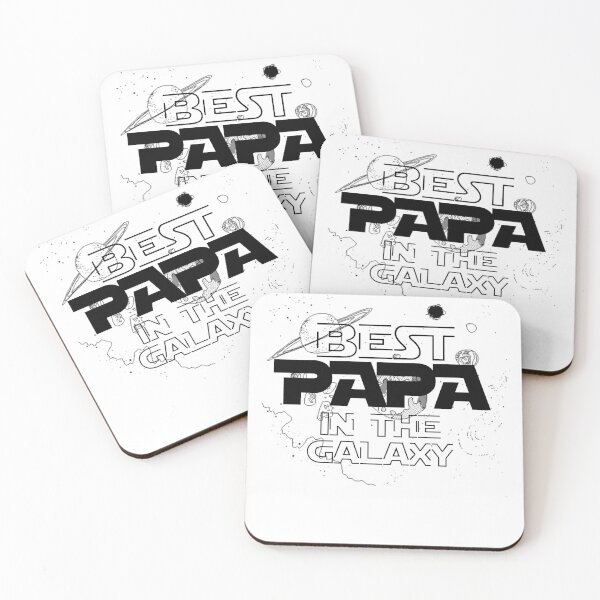 Item preview, BEST PAPA IN THE GALAXY designed and sold by Rogue Planet.