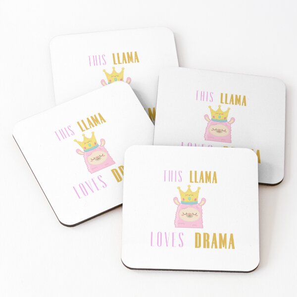 Item preview, This Llama Loves Drama designed and sold by Levet.