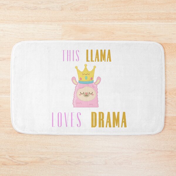 Item preview, This Llama Loves Drama designed and sold by Levet.