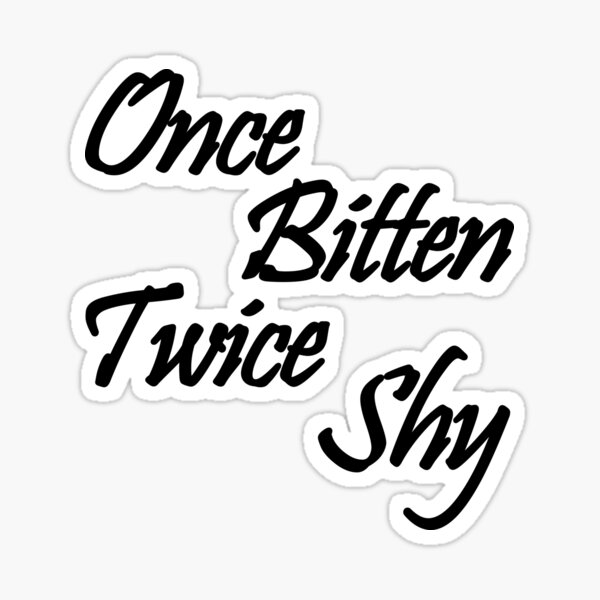 Twice Shy Shy Stickers Redbubble