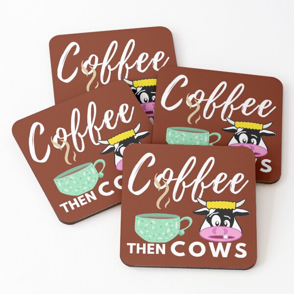 Item preview, Coffee Then Cows designed and sold by OwlCanvas.