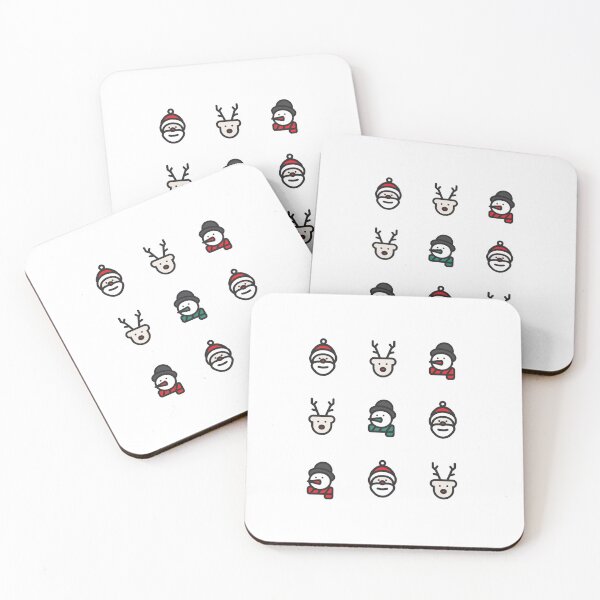 Item preview, Santa Claus, Reindeers, and Snowman! designed and sold by carlourful.