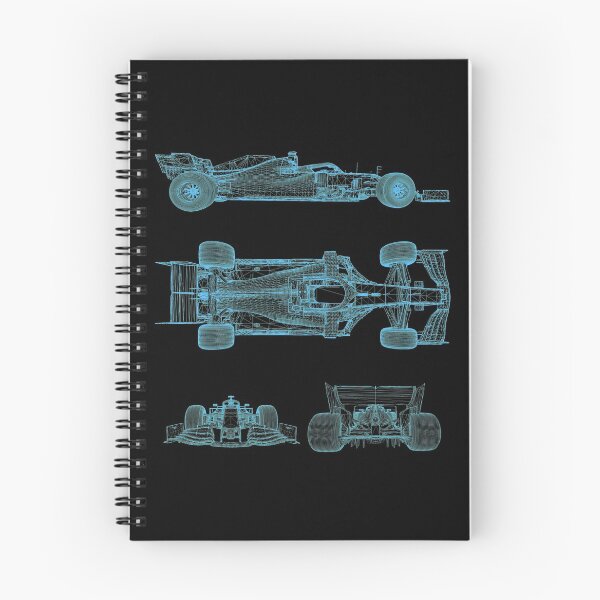 Item preview, Racing car blueprint project light blue 2021 designed and sold by ideasfinder.
