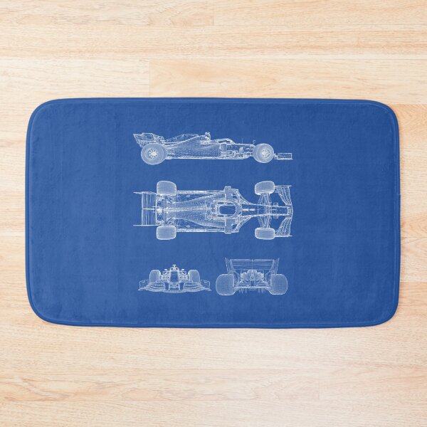 Item preview, Racing car blueprint project blue 2021 designed and sold by ideasfinder.