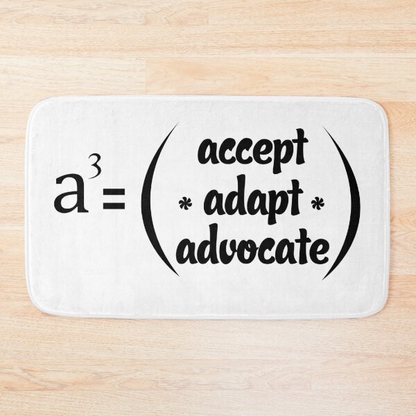 Item preview, Equation Psychology Accept Adapt Advocate designed and sold by AmethystMurad.