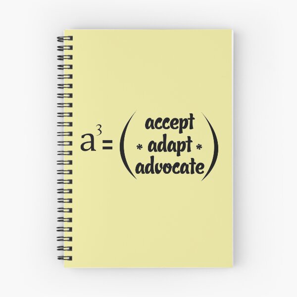 Item preview, Equation Psychology Accept Adapt Advocate designed and sold by AmethystMurad.