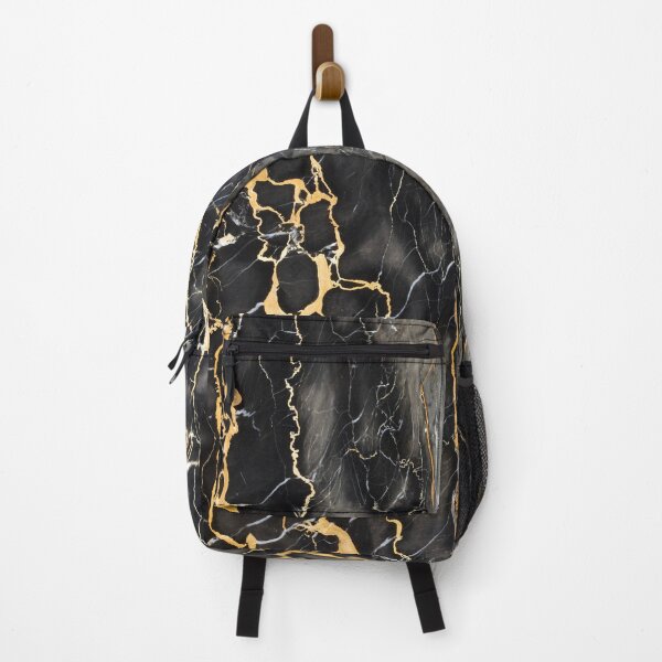 Item preview, Black + Gold Marble Stone Classic Stylish Abstract Modern Artwork designed and sold by EscapistDecor.