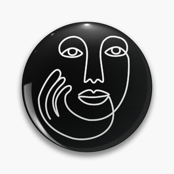 Item preview, Ethnic Woman Face One Line Art Drawing designed and sold by SoccaTamam.