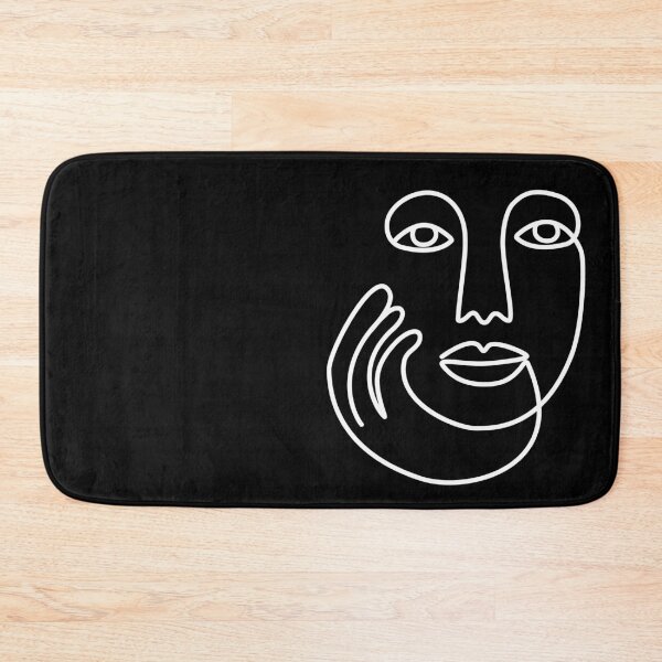 Item preview, Ethnic Woman Face One Line Art Drawing designed and sold by SoccaTamam.