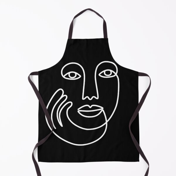 Item preview, Ethnic Woman Face One Line Art Drawing designed and sold by SoccaTamam.