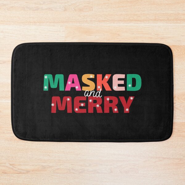 Item preview,  Masked Merry Christmas Snow Effect designed and sold by ARUN VASWANI.