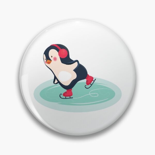 Item preview, Cute Penguin Ice Skating Winter Sports Adventure designed and sold by treasure-crafts.