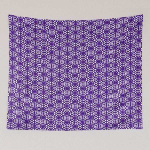 Item preview, Cuboid Iso Circles Festive Pattern in Purple designed and sold by NoMatterLab.