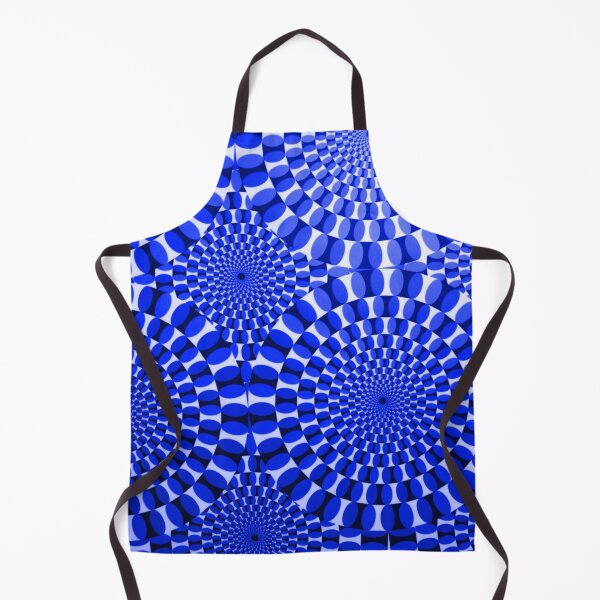 Aperçu de l'œuvre Circle Whirls - Bleu rivière créée et vendue par miTeless seDign.