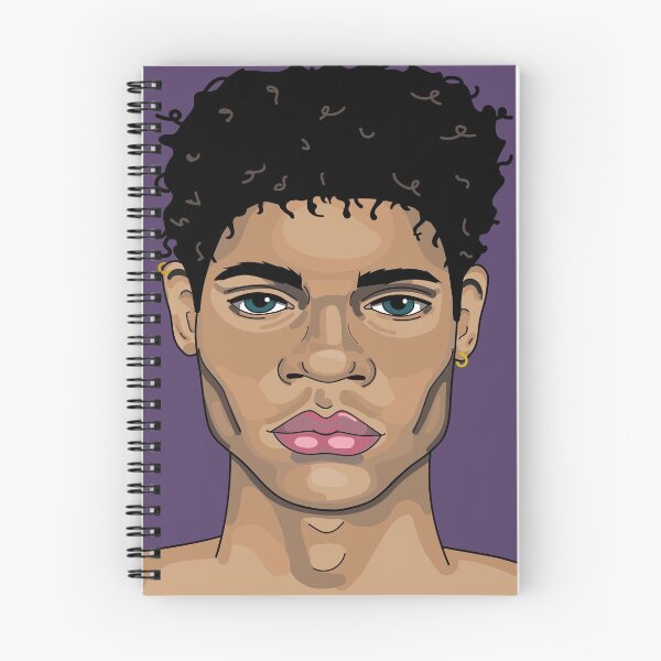 Item preview, Purple earring boy  designed and sold by nikavdb.