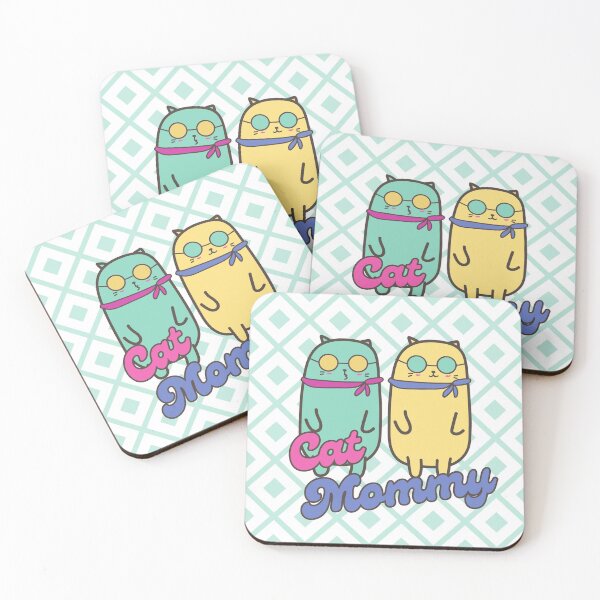 Item preview, Cat Mommy Cool Cat Retro Distressed Fashion Color  designed and sold by Michelle  Brewster.