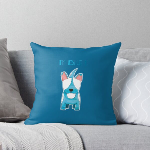 Item preview, I'm Blue !! - Bull Terrier Dog designed and sold by SterreStudio.