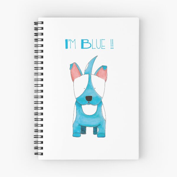 Item preview, I'm Blue !! - Bull Terrier Dog designed and sold by SterreStudio.