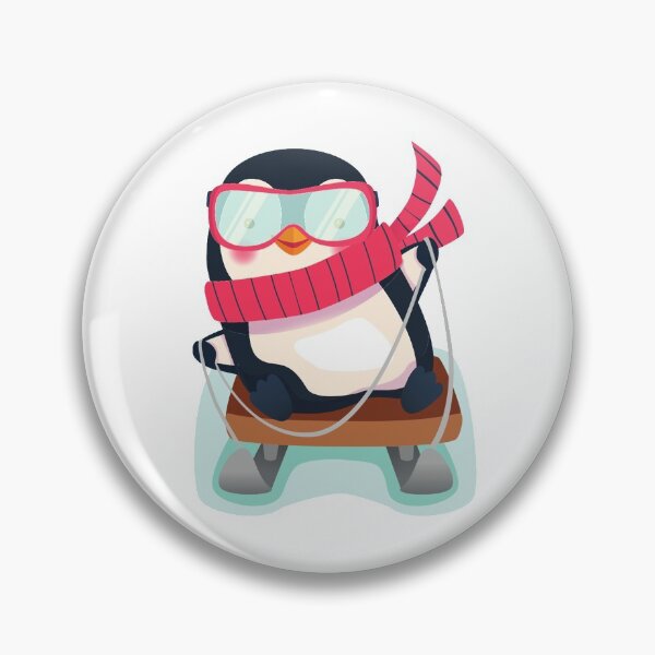 Item preview, Cute Penguin Ice Sledging Winter Sports Adventure designed and sold by treasure-crafts.