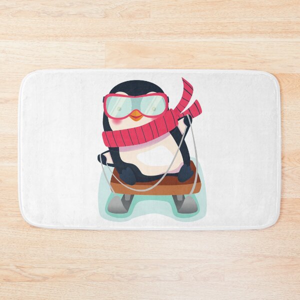 Item preview, Cute Penguin Ice Sledging Winter Sports Adventure designed and sold by treasure-crafts.