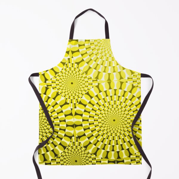 Aperçu de l'œuvre Circle Whirls - Jaune citron créée et vendue par miTeless seDign.