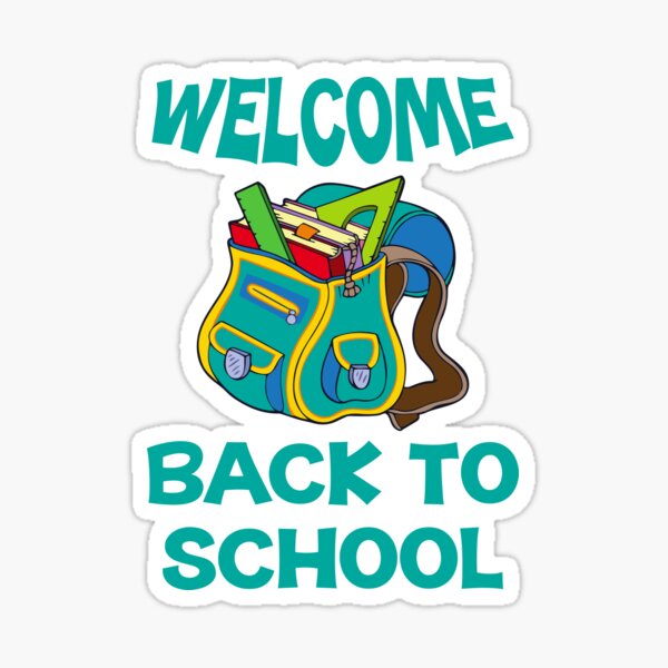 back to school' Sticker | Spreadshirt