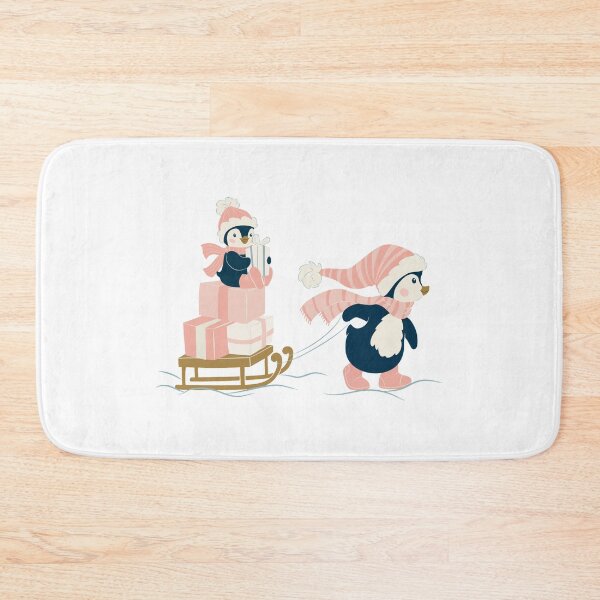 Item preview, Cute Penguins Snow Sledging Gifts Winter Adventure designed and sold by treasure-crafts.