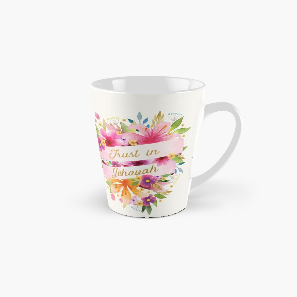 TRUST IN JEHOVAH (FLORAL) Coffee Mug