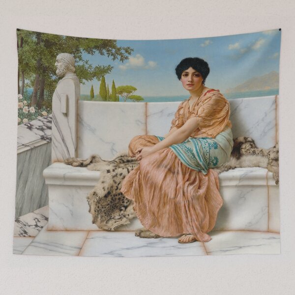 Artikelvorschau, Vintage Vaporwave Gemälde - 1904 Reverie entworfen und verkauft von bellatierra.