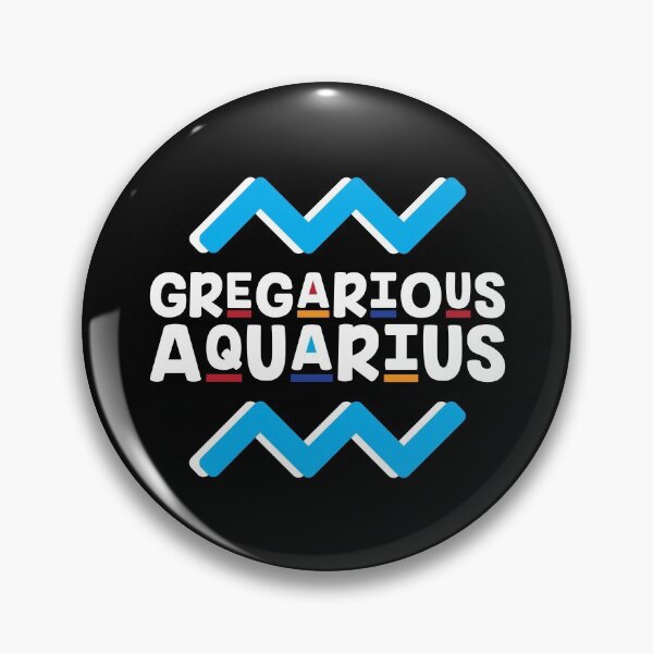 Item preview, Gregarious Aquarius!  designed and sold by HeraAndKosmos.