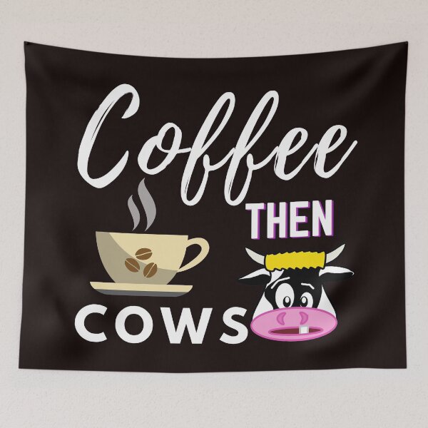 Item preview, White Coffee Then Cows designed and sold by OwlCanvas.