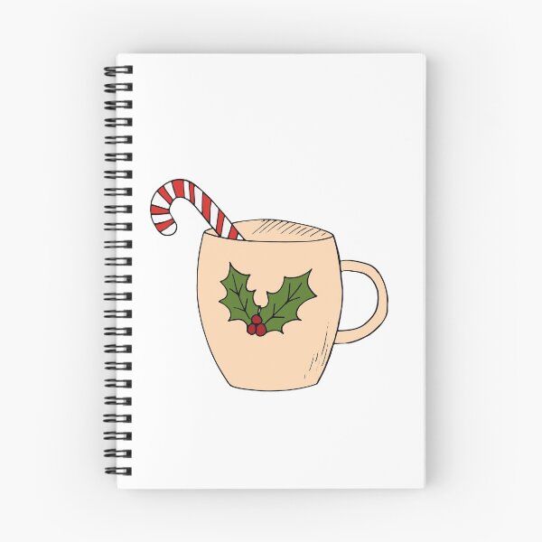 Item preview, winter drink with candy cane and holly designed and sold by gata-iris.