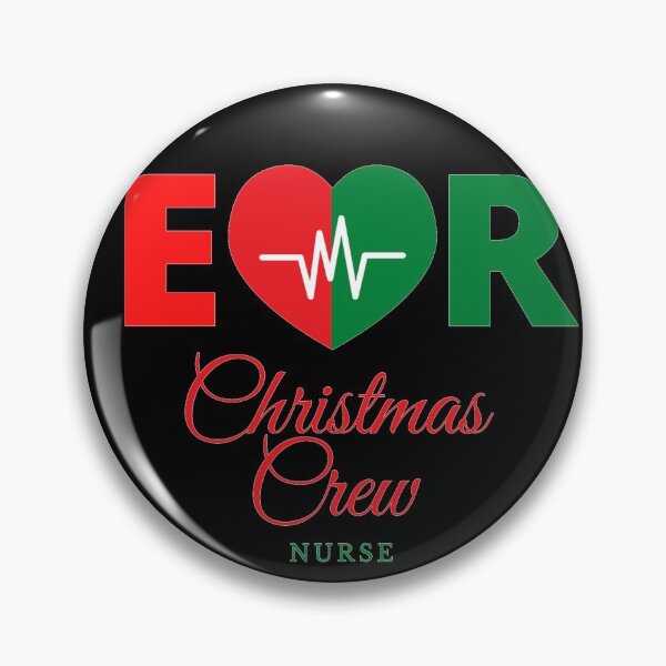 Item preview, Emergency Room Nurse Christmas Crew in Black designed and sold by ClearThoughts.