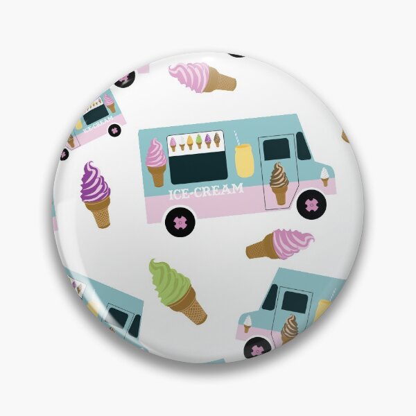 Aperçu de l'œuvre Modèle de camion de crème glacée rétro créée et vendue par idovedesign.