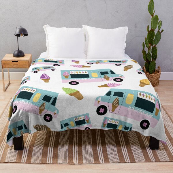 Item preview, Retro Ice Cream Truck Pattern designed and sold by idovedesign.