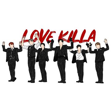 Monsta X - Love Killa Vector Art Sticker for Sale by cinxart