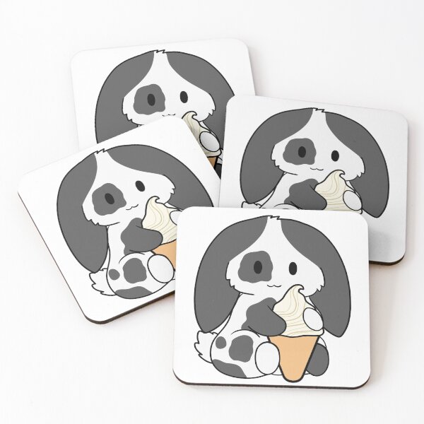 Item preview, Spotted Black Bunny Ice Cream designed and sold by BiscuitSnack.