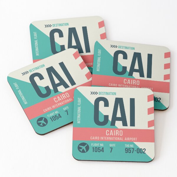 Item preview, Cairo Airport Stylish Luggage Tag (CAI) designed and sold by SLAG-Creative.