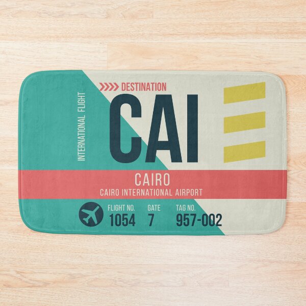 Item preview, Cairo Airport Stylish Luggage Tag (CAI) designed and sold by SLAG-Creative.