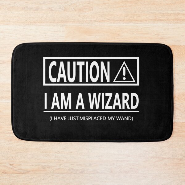 Item preview, CAUTION I AM A WIZARD designed and sold by onemoormove.