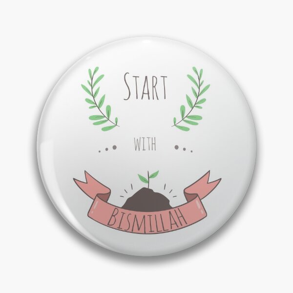 Item preview, Start with Bismillah | Islamic Reminder | Muslim Nursery / Kitchen Decor | Dua before eating | 786 designed and sold by Pink Pastel Studio.